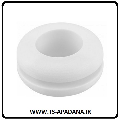 حلقه کابل گیر سفید، حلقه محافظ کابل، حلقه لاستیک دور کابل، حلقه پلاستیک کابل، حلقه دور سیم، حلقه لاستیکی کابل، حلقه دو پله لاستیکی