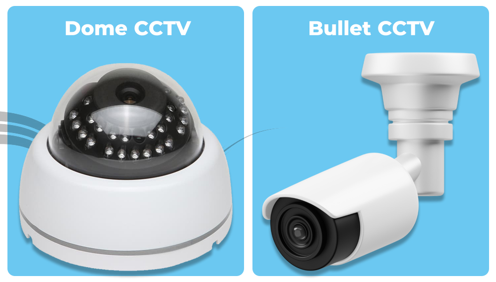 cctv dome vs bullet