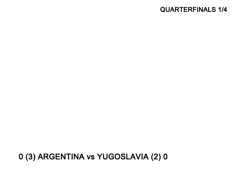 Quarterfinals 1/4