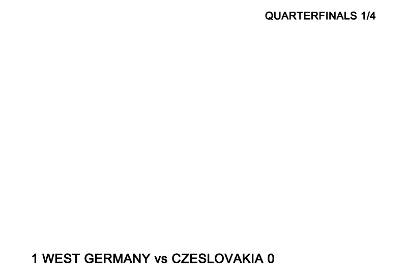 Quarterfinals 1/4