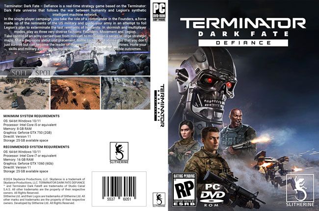 Terminator Dark Fate – Defiance Cover