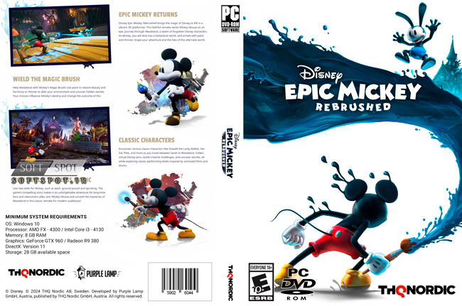 Disney Epic Mickey Rebrushed Cover