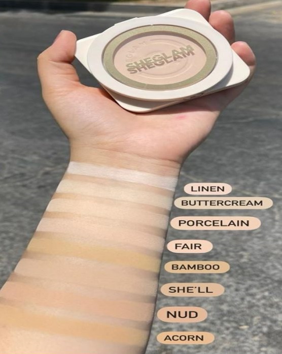    پنکیک کرم پودری شیگلم شل Sheglam Pancake Powder Shell 