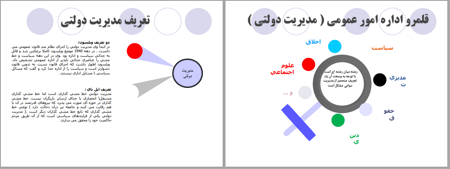 تعریف مدیریت دولتی